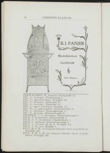  Adresboek van de gemeenten Zaandam, Koog aan de Zaan, Zaandijk, Wormerveer en Krommenie, pagina 72