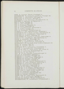  Adresboek van de gemeenten Zaandam, Koog aan de Zaan, Zaandijk, Wormerveer en Krommenie, pagina 78