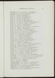  Adresboek van de gemeenten Zaandam, Koog aan de Zaan, Zaandijk, Wormerveer en Krommenie, pagina 79