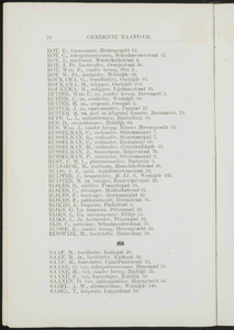  Adresboek van de gemeenten Zaandam, Koog aan de Zaan, Zaandijk, Wormerveer en Krommenie, pagina 80