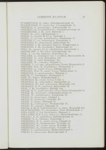  Adresboek van de gemeenten Zaandam, Koog aan de Zaan, Zaandijk, Wormerveer en Krommenie, pagina 89