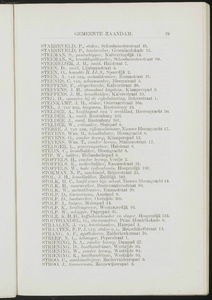  Adresboek van de gemeenten Zaandam, Koog aan de Zaan, Zaandijk, Wormerveer en Krommenie, pagina 89