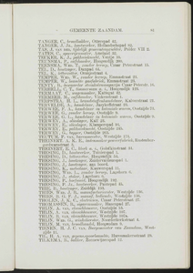  Adresboek van de gemeenten Zaandam, Koog aan de Zaan, Zaandijk, Wormerveer en Krommenie, pagina 91