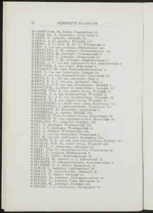  Adresboek van de gemeenten Zaandam, Koog aan de Zaan, Zaandijk, Wormerveer en Krommenie, pagina 102