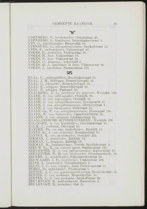  Adresboek van de gemeenten Zaandam, Koog aan de Zaan, Zaandijk, Wormerveer en Krommenie, pagina 105