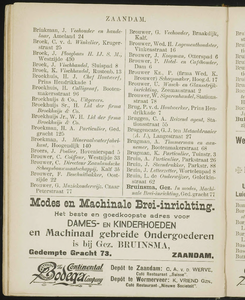  Nieuw algemeen adresboek van de Zaanstreek : Zaandam, Koog aan de Zaan, Zaandijk, Wormerveer, Krommenie en Westzaan, ...