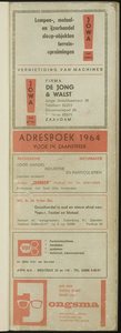  Adresboek voor de Zaanstreek bevattende de gemeenten Zaandam, Koog aan de Zaan, Zaandijk, Wormerveer, Wormer, ...