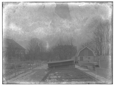 2027 FDSTORK-5479 Diversen. Moestuin van het huis van C.T.(Charles Theodorus) Stork (1822-1895) te Oldenzaal., ...