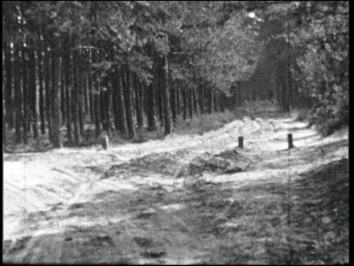 10175BB02218 Familiefilm, begin jaren vijftig, met uiteenlopende beelden, van o.a. een meertje, een hond in z'n mand, ...