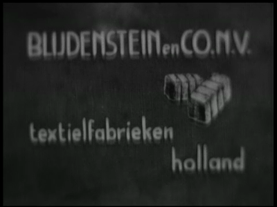 12502BB03019 Een film rondom de textielfabricage, met beelden van de textielfabriek, een baby dat een katoenen hemd ...