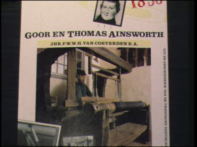 4816BB03842 Herdenking van Thomas Ainsworth 150 jaar, van 1833 tot 1983. Een Engelse industrieel, geboren in 1795 heeft ...