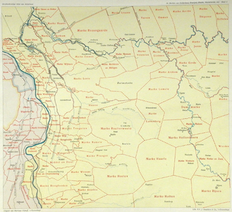 153-KD001320 De Marken van Gelderland, Overijssel, Drente, Westerwolde, enz. Blad 11 Kaart uit de Geschiedkundige atlas ...