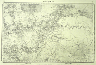 2101-KD001263 Coevorden, 22 Fascimile uitgave, door de Topografische Dienst in Emmen, van Noordoost-Overijssel en het ...
