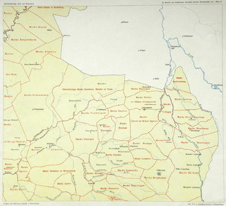 262-KD001321 De Marken van Gelderland, Overijssel, Drente, Westerwolde, enz. Blad 12 Kaart uit de Geschiedkundige ...