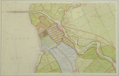 917-KD000347 Situatie van het Zwolsche Diep met aanwijzing van alle daarop betrekking hebben- de Delimitatiën, ...