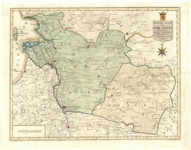 792-KD000329 Nieuwe kaart | van | Over IJssel | behoorende | tot het Vaderlandsch | Woordenboek van | Jacobus Kok. | ...