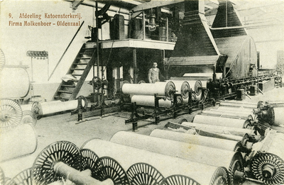 323 PBKR5894 Katoensterkerij van de Koninklijke Oldenzaalsche Stoomweverij vh J.H. Molkenboer Jr. (1872-1967). Het ...