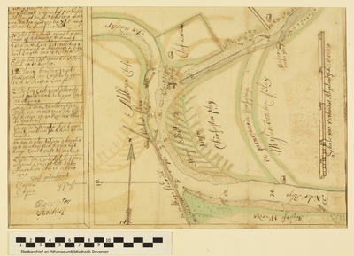 796 Caartien van den mondt van den IJssel aen IJsseloordt volgens het provisioneel concept de 26 October 1705 genomen, ...