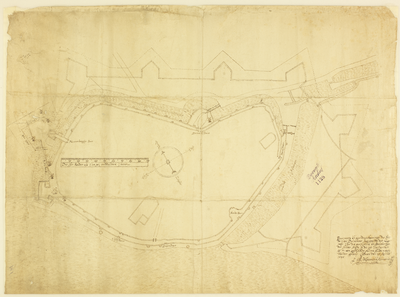 805 Zonder titel Vestingwerken Deventer. Pourtracte ende grondteijkeningen der stede van Deuenter begrijpende dat ...