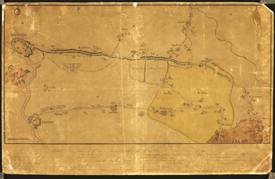183 Zonder titel Stroomgebied Berkel, Schipbeek, Regge, Vecht, Almelose Aa, Rutbeek. Overzichtskaart van de rivieren ...