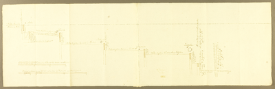 193 Zonder titel Profiel van waterpassing van de Berkel tussen de stuwen vanaf de Nieuwe Molen bij Borculo tot aan de ...