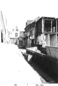 11133 50: achterzijde van de voorgevel., 20-02-1983