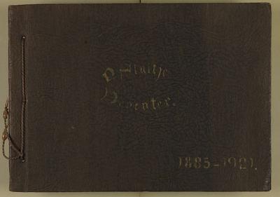 1194 -0182 Herinneringsalbum P. Stuitje Deventer, 1885-1921, aangeboden op 31 oktober 1921 aan schoolmeester Stuitje ...