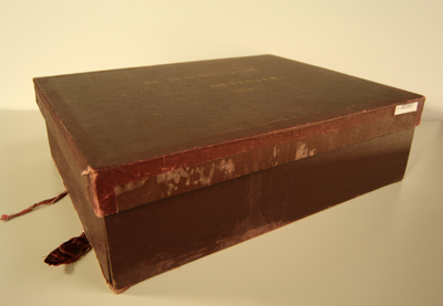 1194 -023507 Losbladig album met restauratiefoto's Lebuinuskerk in rode kist uit 1929, 1929-01-01