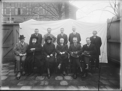 808 Leerkrachten kweekschool, groepsportret. Singel, 1900-01-01