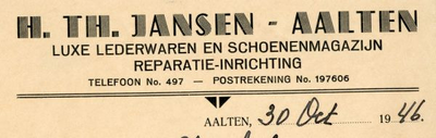0043-0075 H.Th. Jansen Luxe Lederwaren en Schoenenmagazijn Reparatie-inrichting