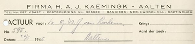0043-0077 Firma H.A.J. Kaemingk