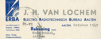 0043-0098 J.H. van Lochem Electro Radiotechnisch Bureau