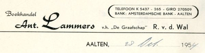 0043-0102 Boekhandel Ant. Lammers v.h. De Graafschap R. v.d. Wal