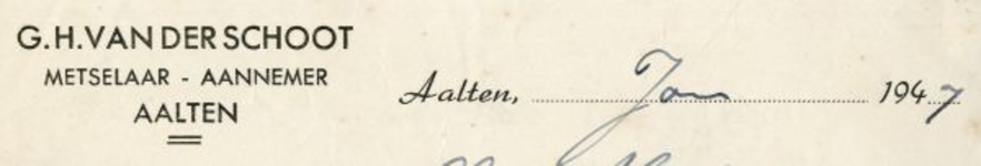 0043-0135 G.H. van der Schoot Meselaar - Aannemer