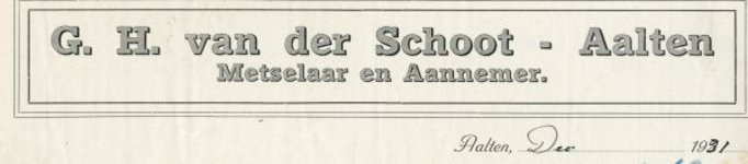 0043-0136 G.H. van der Schoot Meselaar - Aannemer