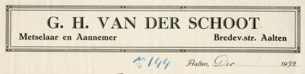 0043-0138 G.H. van der Schoot Meselaar - Aannemer