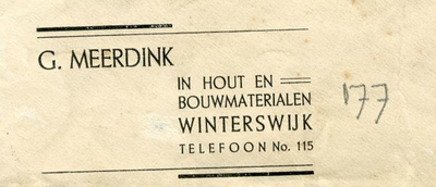 0043-0177 G. Meerdink in Hout en Bouwmaterialen