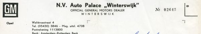 0043-0257 N.V. Auto Palace Official General Motors dealer