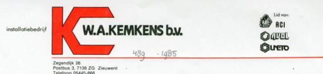 0043-0489 Installatiebedrijf K.W.A. Kempens B.V.