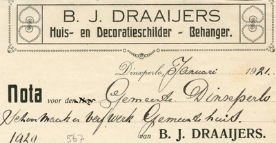 0043-0567 B.J. Draaijers Huis- en Decoratieschilder - Behanger
