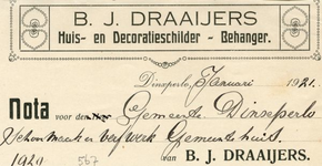 0043-0567 B.J. Draaijers Huis- en Decoratieschilder - Behanger