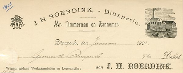 0043-0579 J.H. Roerdink Mr. Timmerman en Aannemer