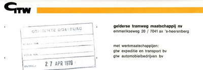 0043-0772 GTW - Gelderse Tramweg Maatschappij nv
