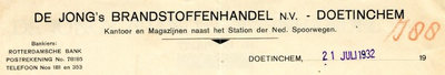 0043-0819 De Jong's Brandstoffenhandel N.V.