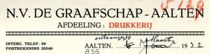 0043-0835 N.V. De Graafschap Afdeeling Drukkerij