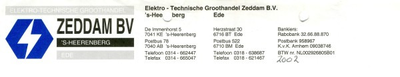 0043-1076 Zeddam BV electrotechnische groothandel