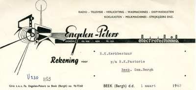 0043-1153 Engelen - Peters Radio - Televisie - Verlichting - Wasmachines - Diepvrieskisten - Koelkasten - Melkmachines ...