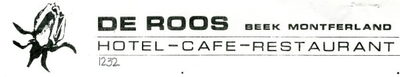 0043-1232 De Roos Hotel-Café-Restaurant (W.J.M. Keuben-Weijenberg)