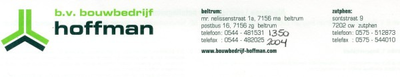 0043-1350 Hoffman Bouwbedrijf b.v.
