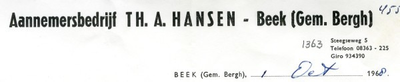 0043-1363 Aannemersbedrijf Th.A. Hansen